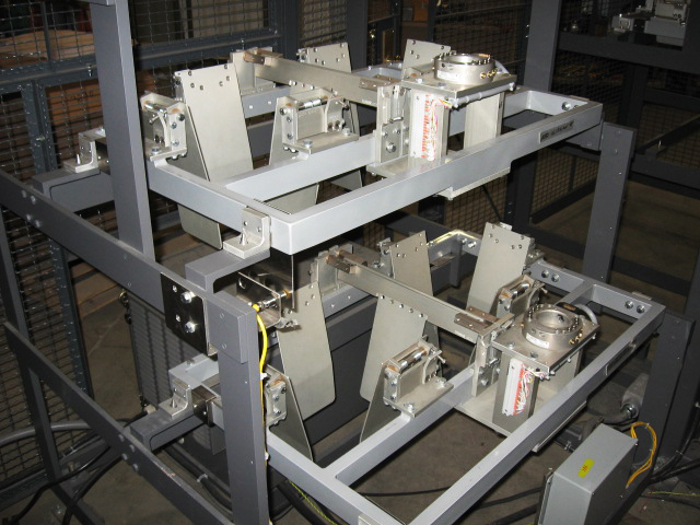 Rack With Robotic Automatic Changeover Components